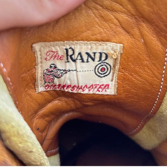 Vintage 50s The Rand Sharpshooter Moc Toe Work Boots Distressed Men\'s 10.5 D main image 5